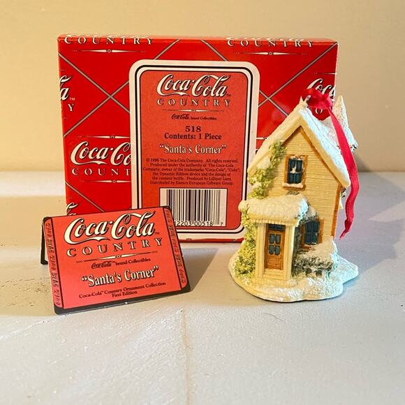 Vintage Coca~Cola “Santa’s Corner” Ornament - Picture 6 of 6